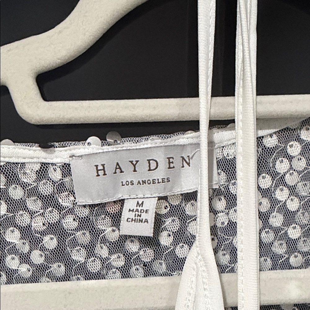 Hayden White Sequin Women's dress